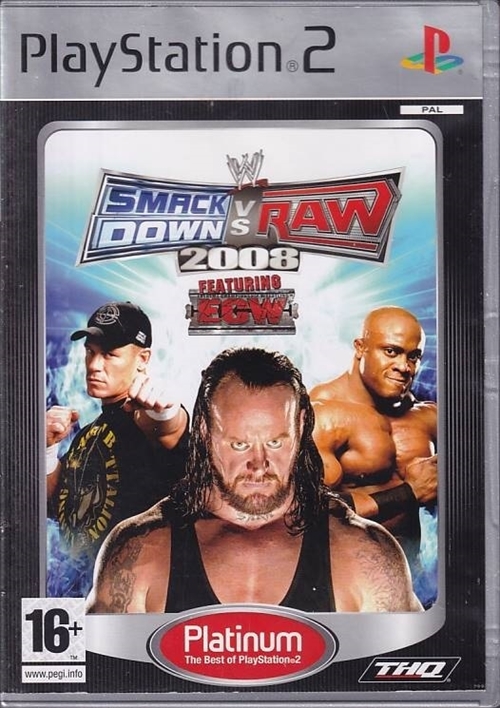  WWE SmackDown vs. Raw 2008 - PS2 (B Grade) (Used) (eng)